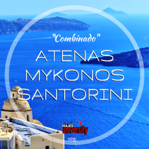 Viaje fin de carrera Universitario a Atenas, Mykonos & Santorini